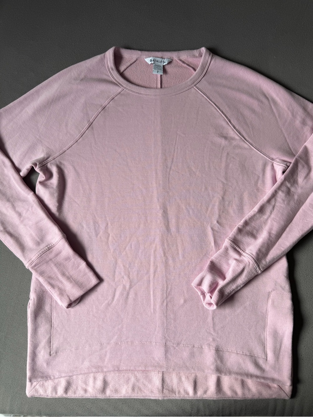 Athleta Light Pink Women’s Crewneck Sweatshirt Size Small
